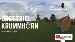Greetsiel Zwillingsmühlen – Greetsiel Mühlen im 360 Grad Video